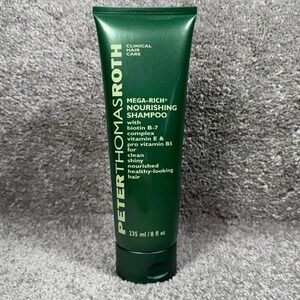 Peter Thomas Roth Mega-Rich Nourishing Shampoo 8oz Green Biotin B-7